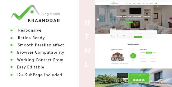 Exceptional Krasnodar | Real Estate Property HTML5 Template