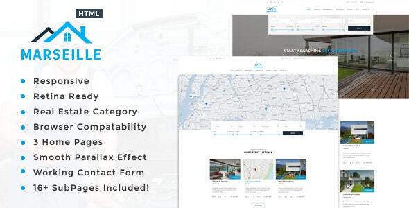 Marseille - Responsive - ThemeForest 19995772