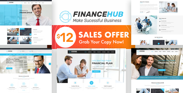 Finance HUB - ThemeForest 20933880