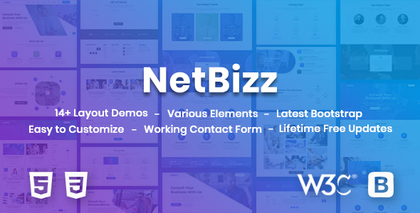 NetBizz -Business and - ThemeForest 22503161