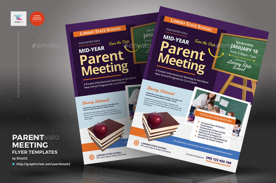 Parent Flyer Templates