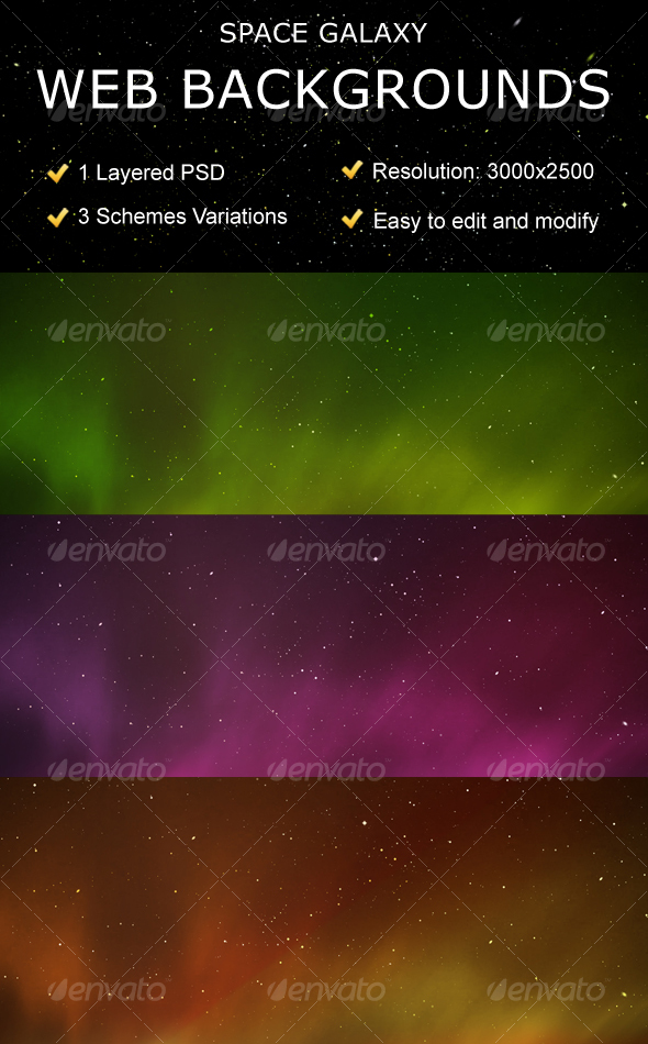 Space Galaxy Web Backgrounds - Backgrounds Graphics