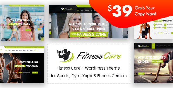 Fitness Care - ThemeForest 19768203
