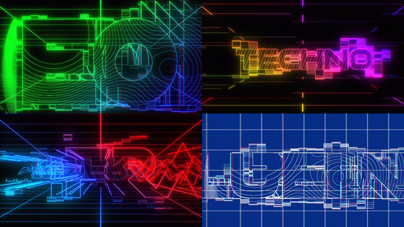The Grid Title - VideoHive 25802693