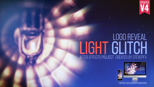 Light Glitch Logo - VideoHive 7868077