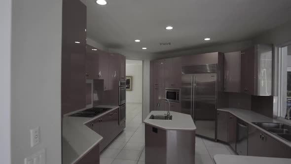 Open Kitchen Area In Affluent Unfurnished Home