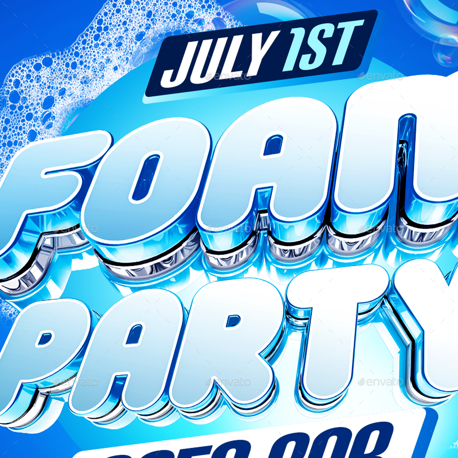 Foam Party Flyer By Bossflyers GraphicRiver