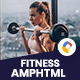 Fitness AMPHTML Banners ads template