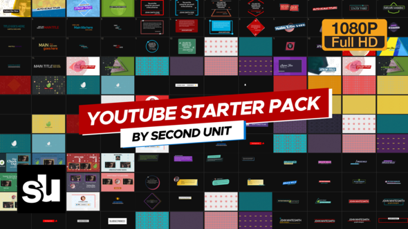 Youtube Starter Pack - VideoHive 25809624