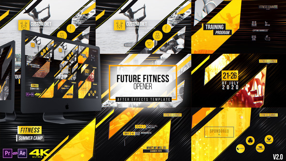 Future Fitness Opener - VideoHive 22111461