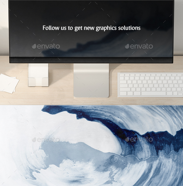 Download Desk Mat Mockups Set by rebrandy | GraphicRiver