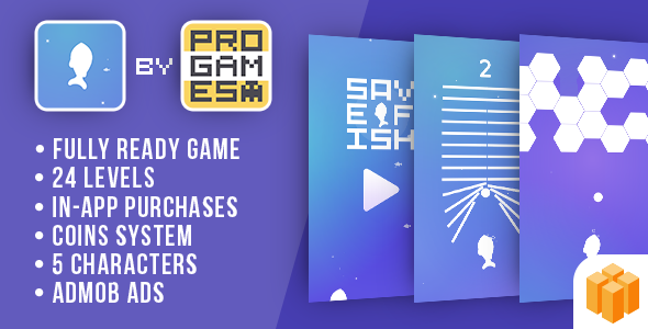 Save Fish (Rise UP) - Buildbox - Android game