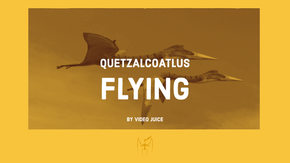Quetzalcoatlus - Flying