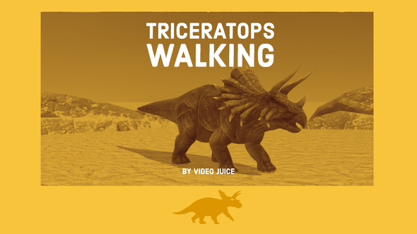 Triceratops - Walking
