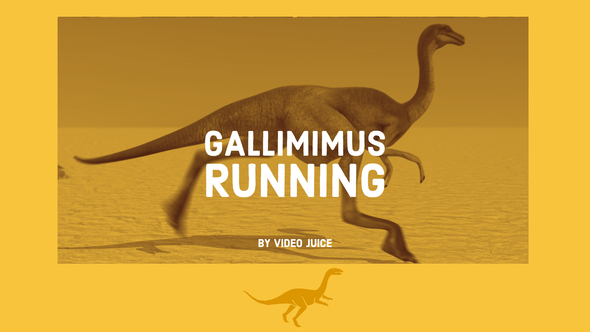 Gallimimus - Running