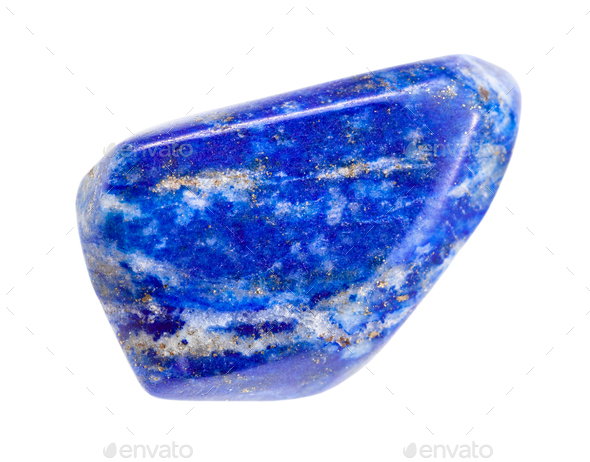 polished Lapis lazuli (Lazurite) gem 