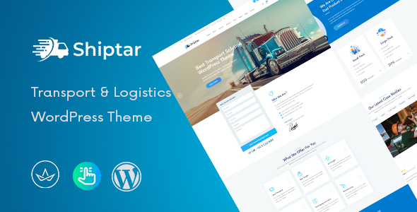Shiptar – Transport & Logistics WordPress Theme