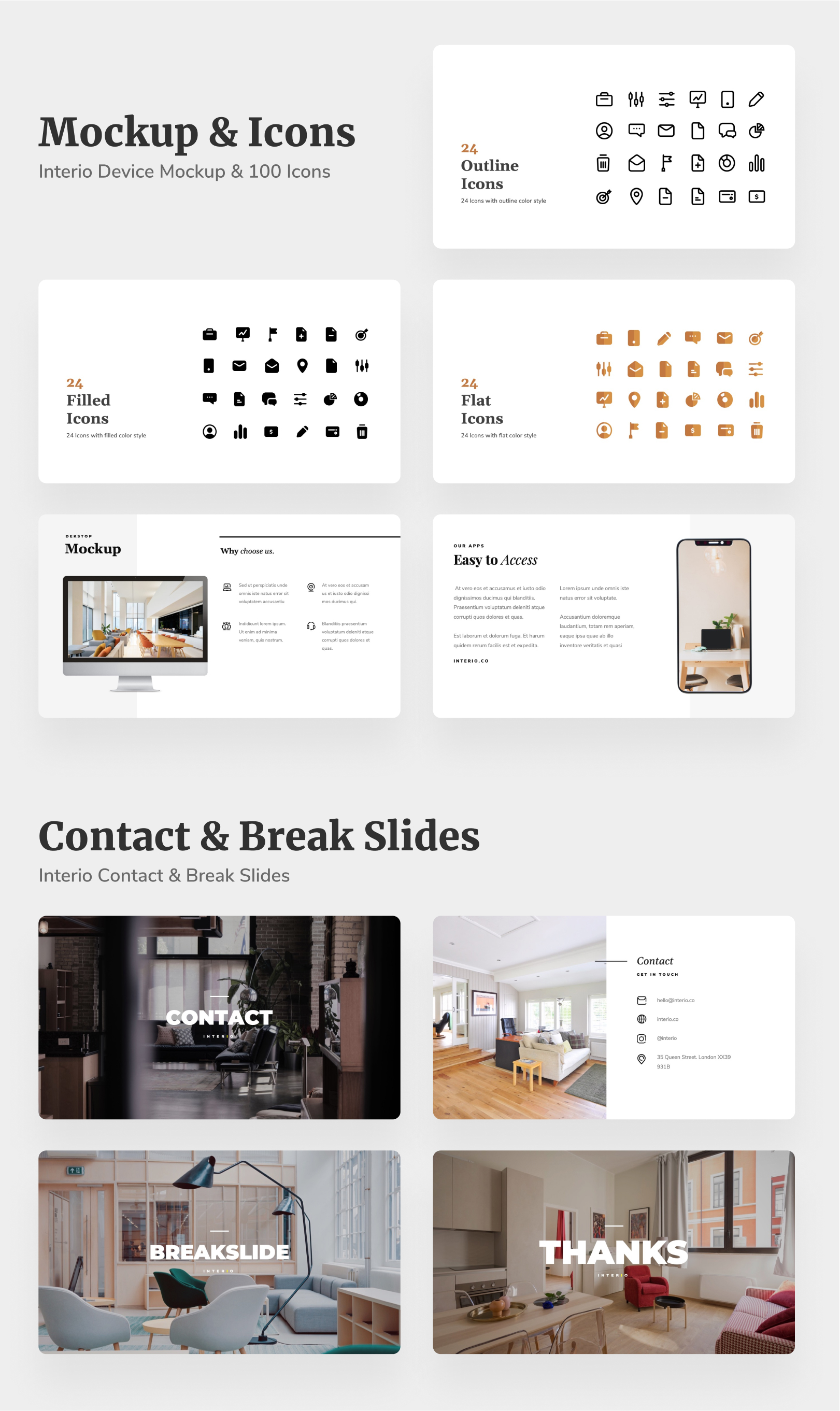 Interio - Creative Interior Design PowerPoint Template, Presentation ...