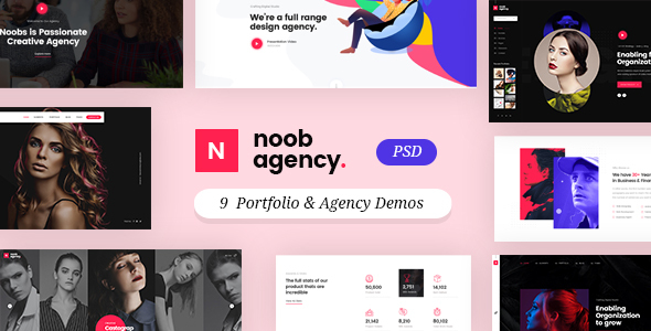 Noob - Agency - ThemeForest 25815645