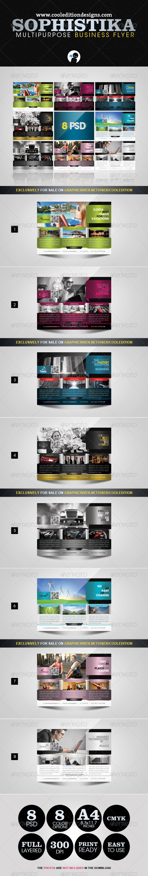 Sophistika - Multipurpose Business Flyer - Corporate Flyers