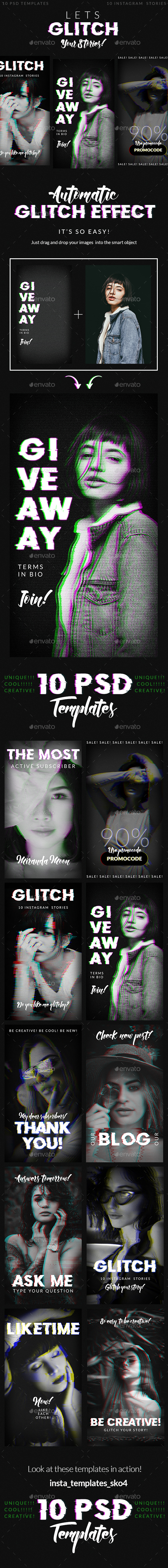 Glitch Instagram Stories