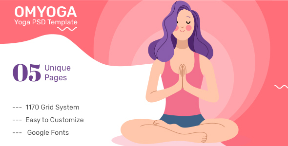 Omyoga - Yoga - ThemeForest 25825167