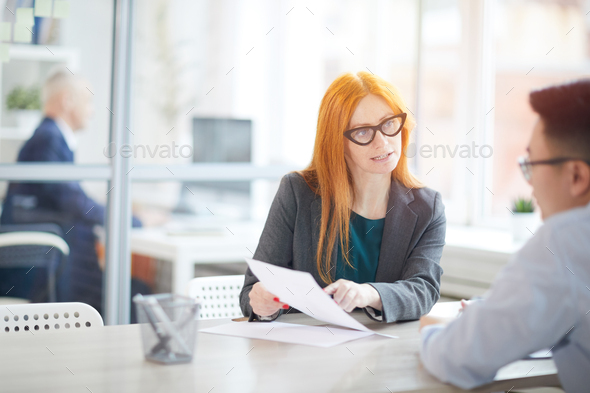 HR Manager Interviewing Candidate