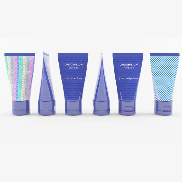07_Blue Cosmetic Cream - 3Docean 25827251