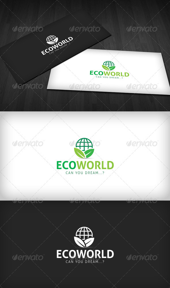 Eco World Logo - Nature Logo Templates