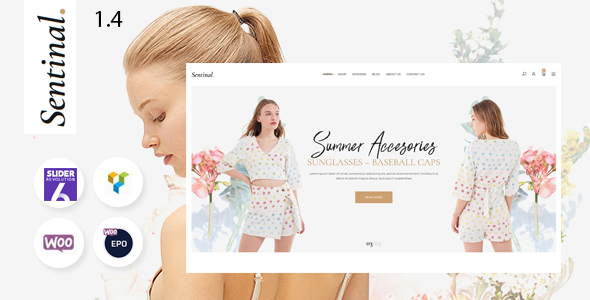 Sentinal – Fashion  Modern Shop WooCommerce Theme