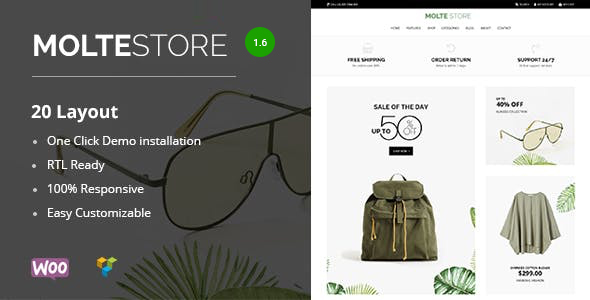 Molte – Store Fashion and Food WooCommerce Theme
