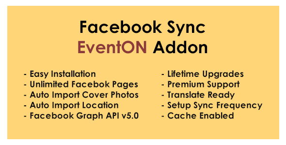 Facebook Sync – EventON Addon