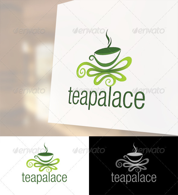 Tea Palace Logo Template - Food Logo Templates