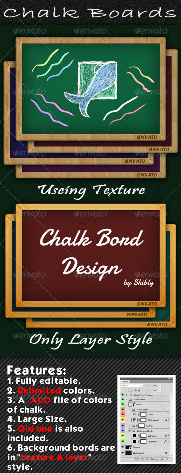 Chalk Boards - Illustrations Graphics