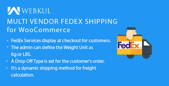 Multi Vendor FedEx Shipping for WooCommerce