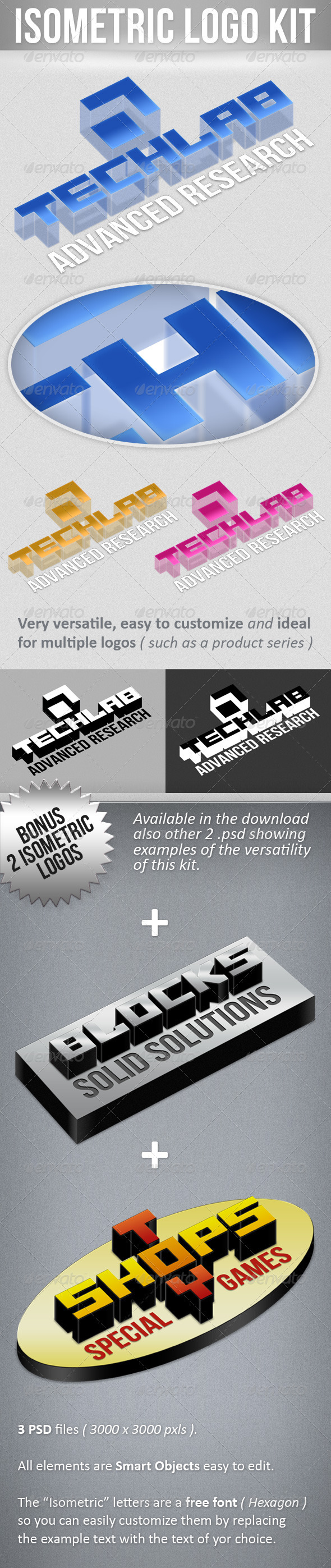 Isometric Logo Kit 