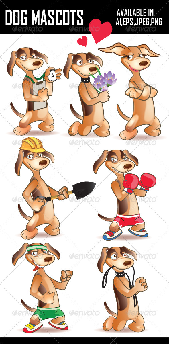 Dog Mascots - Animals Characters