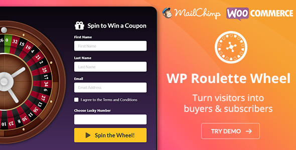 WP Roulette Wheel – Spin to Win WooCommerce Coupons