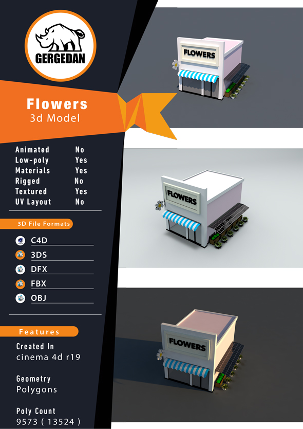 Flowers Shop - 3Docean 25844843