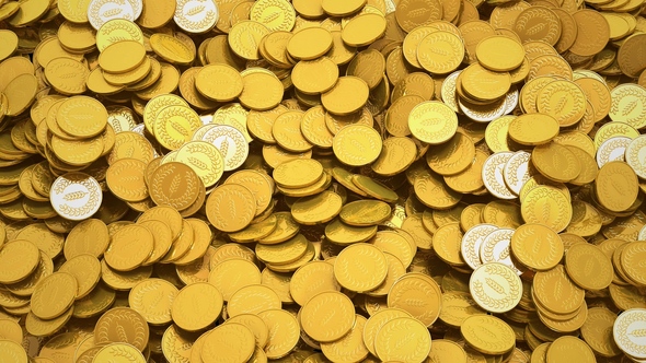 Golden Coins Falling