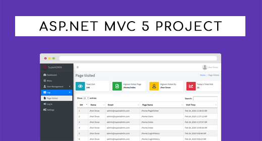 ASP NET MVC 5 Project
