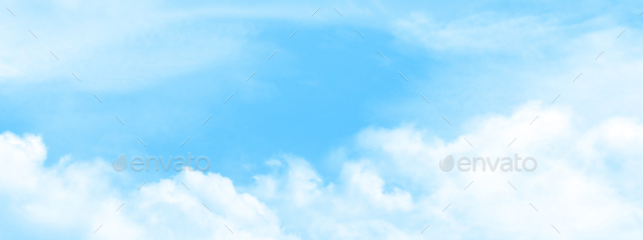 Abstract wide sky backdrop Stock Photo by karandaev | PhotoDune