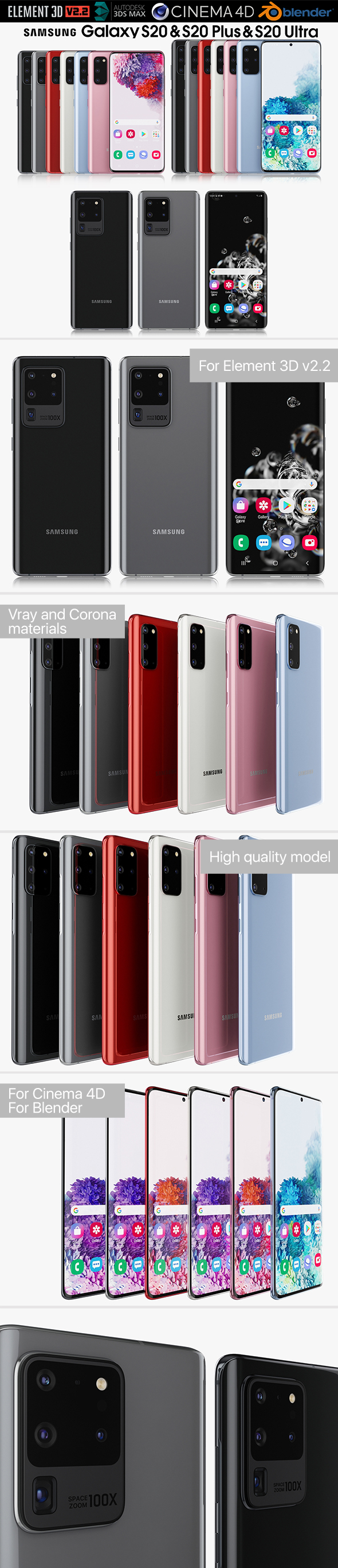 Samsung Galaxy S20 - 3Docean 25850153