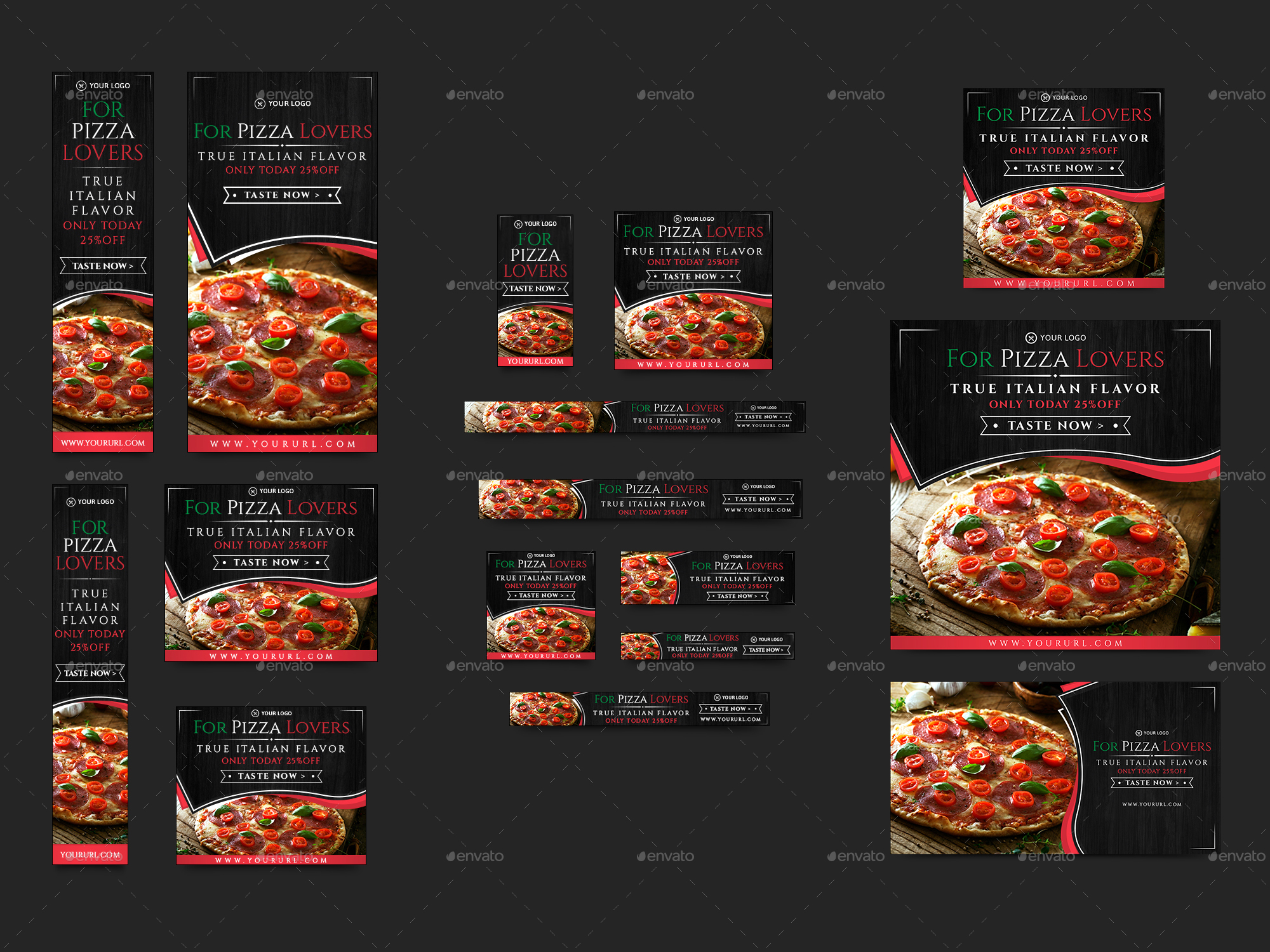 Pizza Banners by BeatusGraphics | GraphicRiver