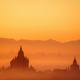 Ancient Buddhist Temples of Bagan Kingdom at sunrise. Myanmar (Burma) - PhotoDune Item for Sale