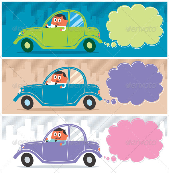 Car - Web Elements Vectors