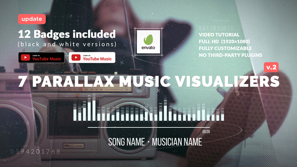 Parallax Music Visualizer - VideoHive 23248764