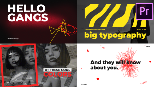 Big Bold Typography –  Premiere Pro | Essential Graphics