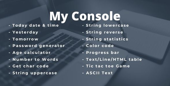 My Console Utility