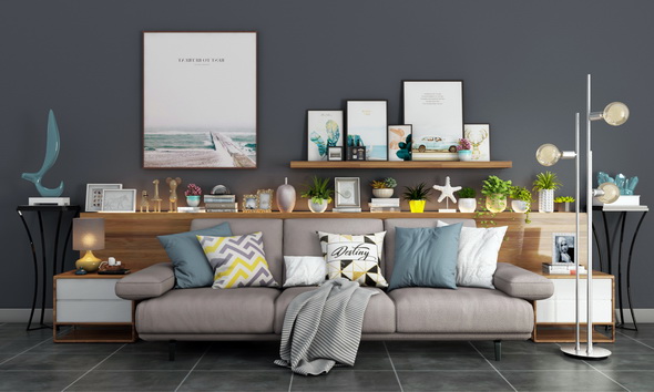 modern sofa set - 3Docean 25869150